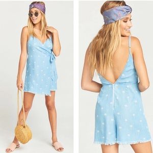 NWT show me your mumu palm romper dress addison